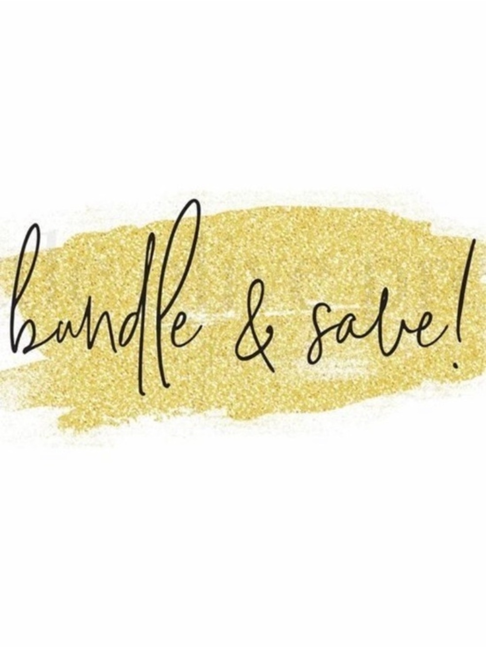 50% off of 3 or more items that are bundled!